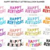 16 Inch HAPPY BIRTHDAY letter foil balloons Banner – Hot Pink