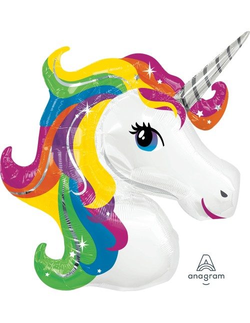 [Unicorn] 33inch Magical Purple Unicorn Foil Balloon