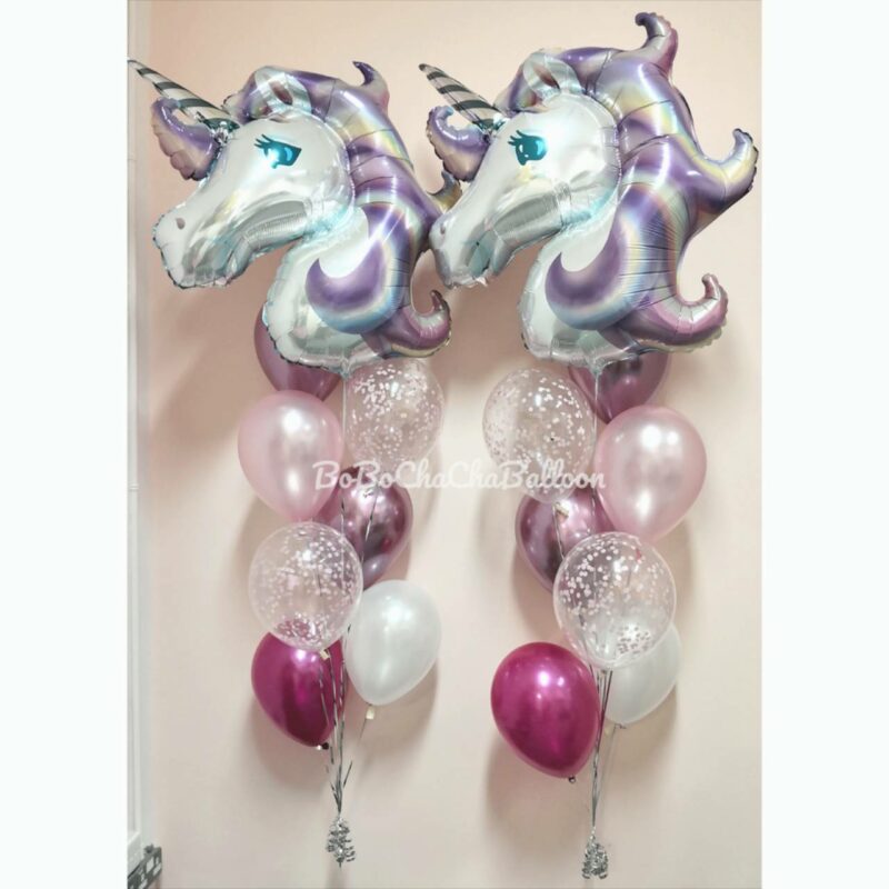 [Unicorn] 33inch Magical Purple Unicorn Foil Balloon