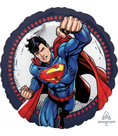 [SUPERMAN] 18inch HAPPY BIRTHDAY Superman Foil Balloon