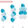 [Choose No. of Balloons] in a bouquet - Chrome & Confetti Balloons