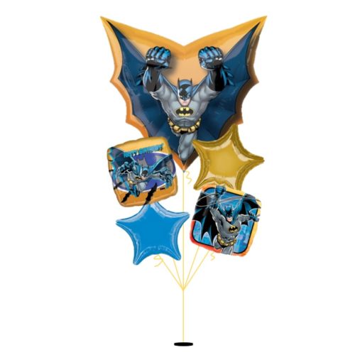 [Superman] Emblem Happy Birthday Balloon Bouquet