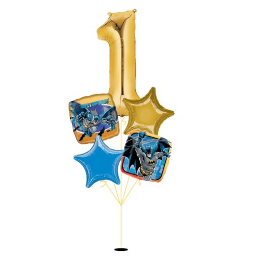 [Superman] Emblem Happy Birthday Balloon Bouquet