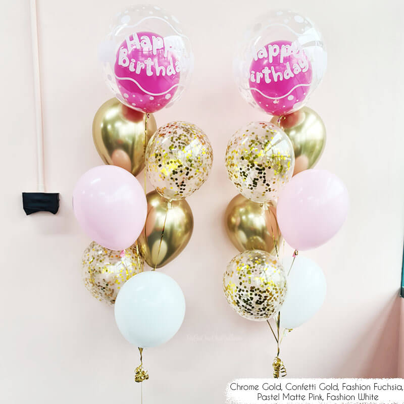 Happy Birthday Balloons and Confetti Graphic by edywiyonopp · Creative  Fabrica