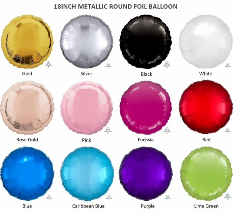 18inch Round Shape Foil Balloons