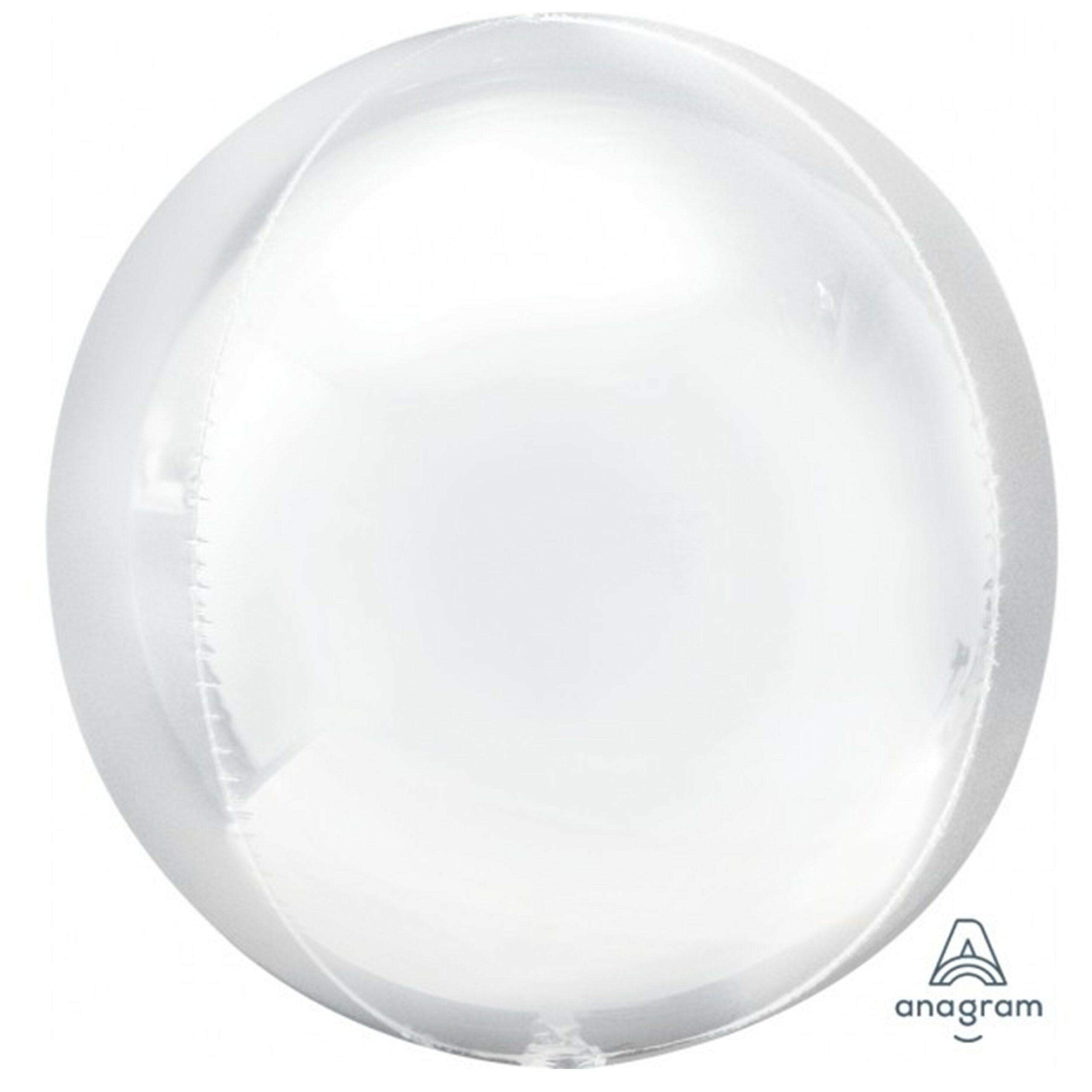 [Orbz] 16 inch Sphere Shaped Balloons – White - Customised Helium ...