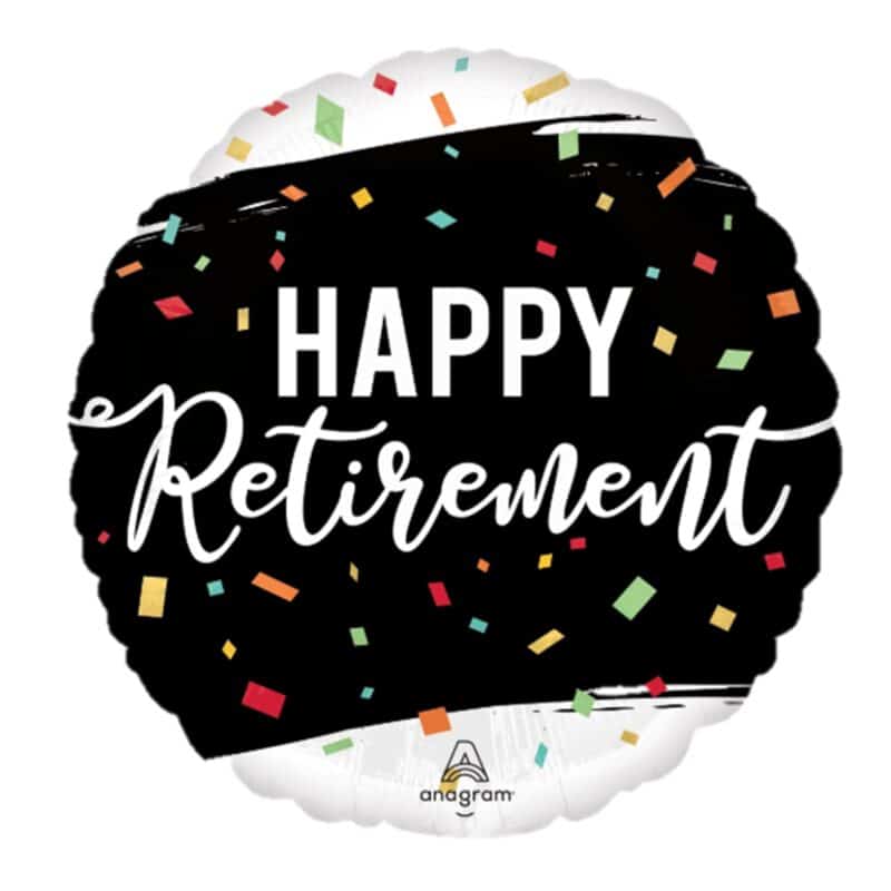 [Well Wishes] 18inch Happy Retirement Foil Balloon