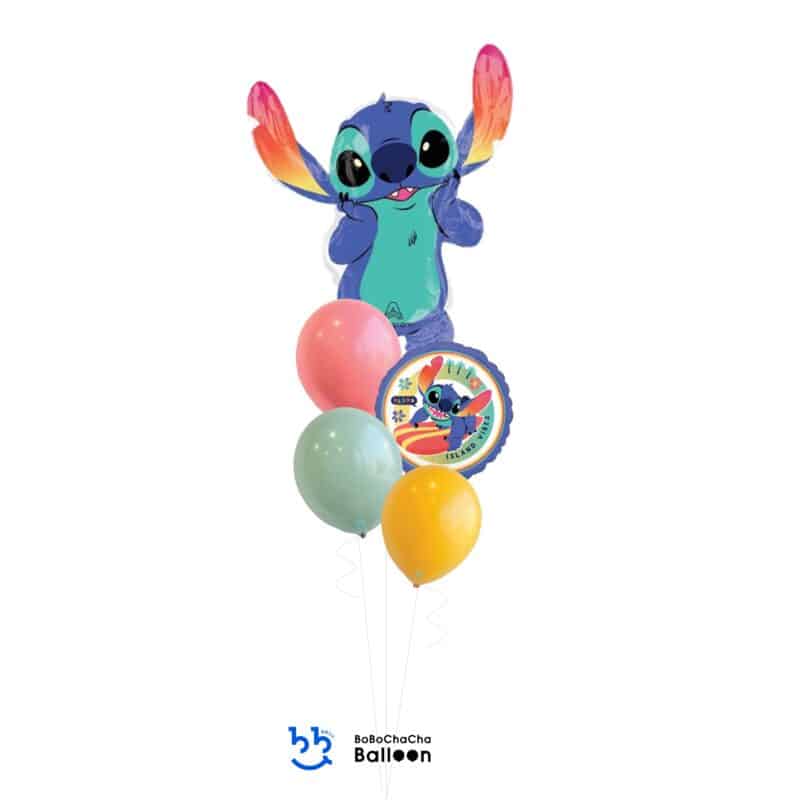 [Stitch] Stitch Mixed Balloon Bouquet (5pcs)