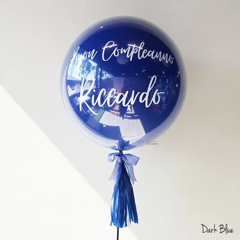 [24 inch Double-Layer Crystal Balloon] - Dark Blue
