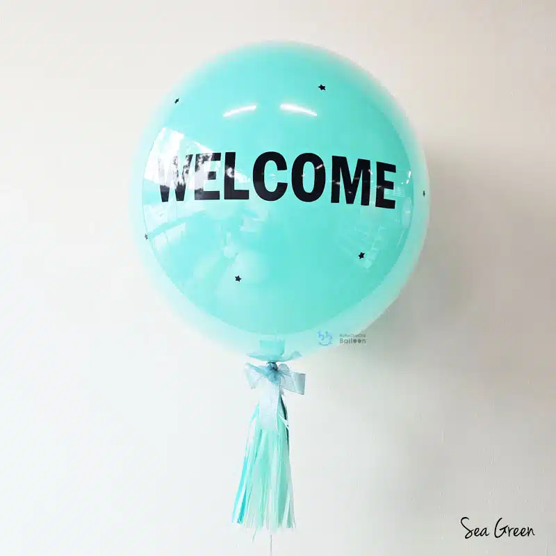 [24 inch Double-Layer Crystal Balloon] - Sea Green