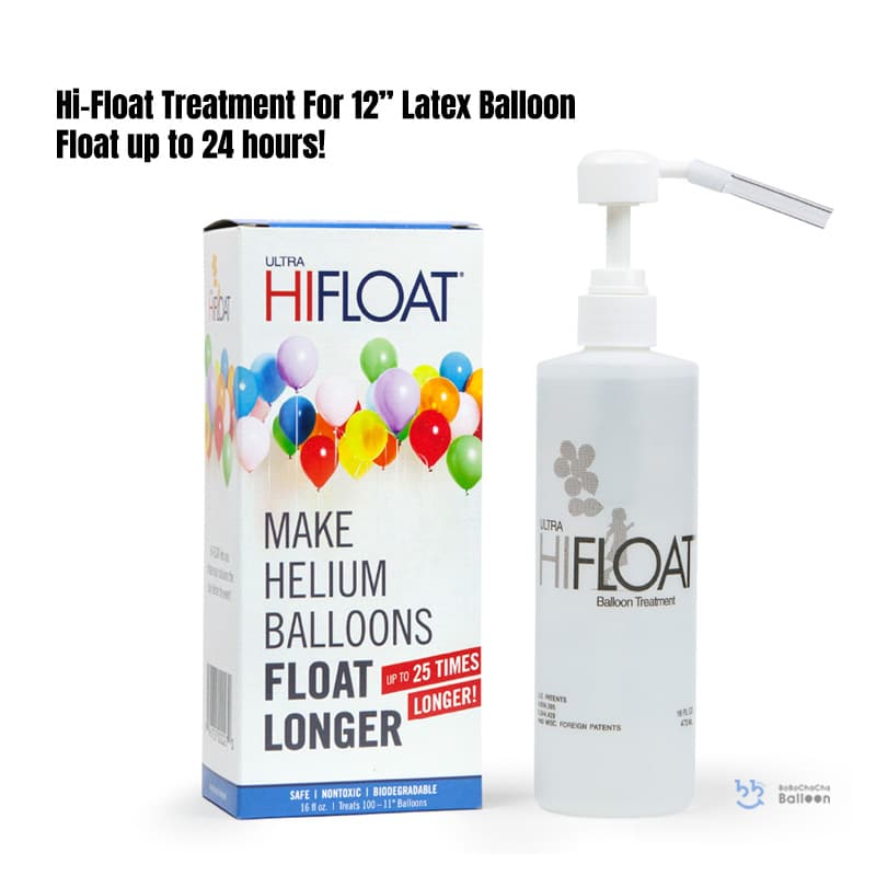 Hi-Float Treatment - 12inch Latex Balloon (Per piece)