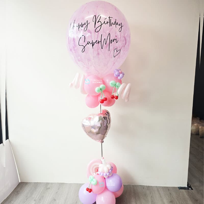 [Smudge Jumbo Balloon Stand]- Sweet Pink Wonderland Edition