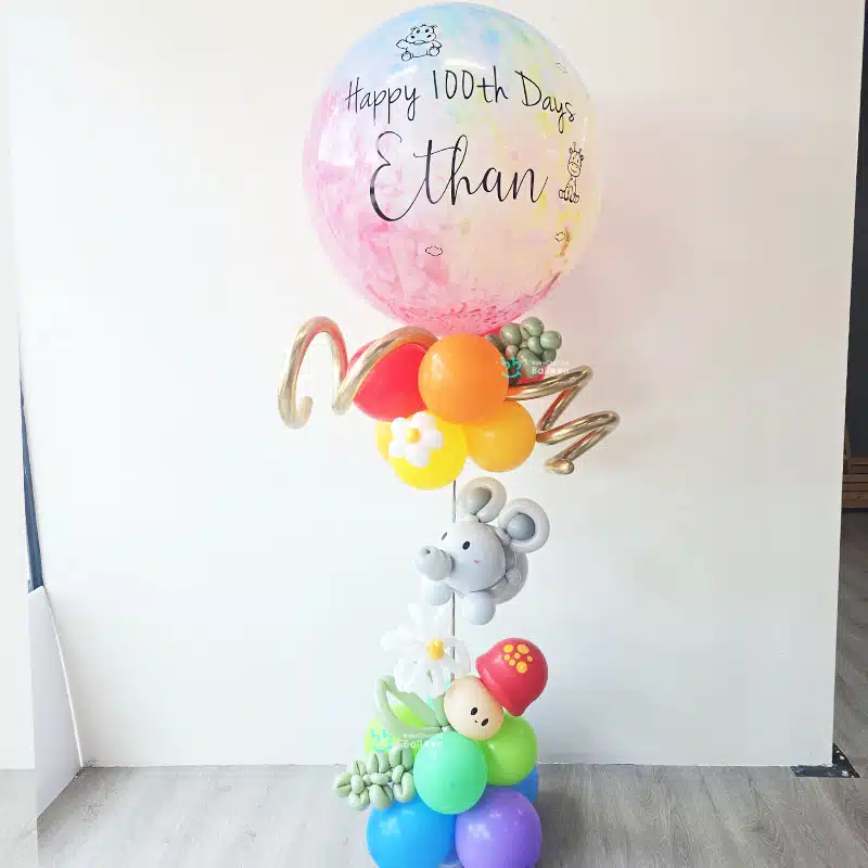 [Smudge Jumbo Balloon Stand]- Rainbow Fantasy Edition
