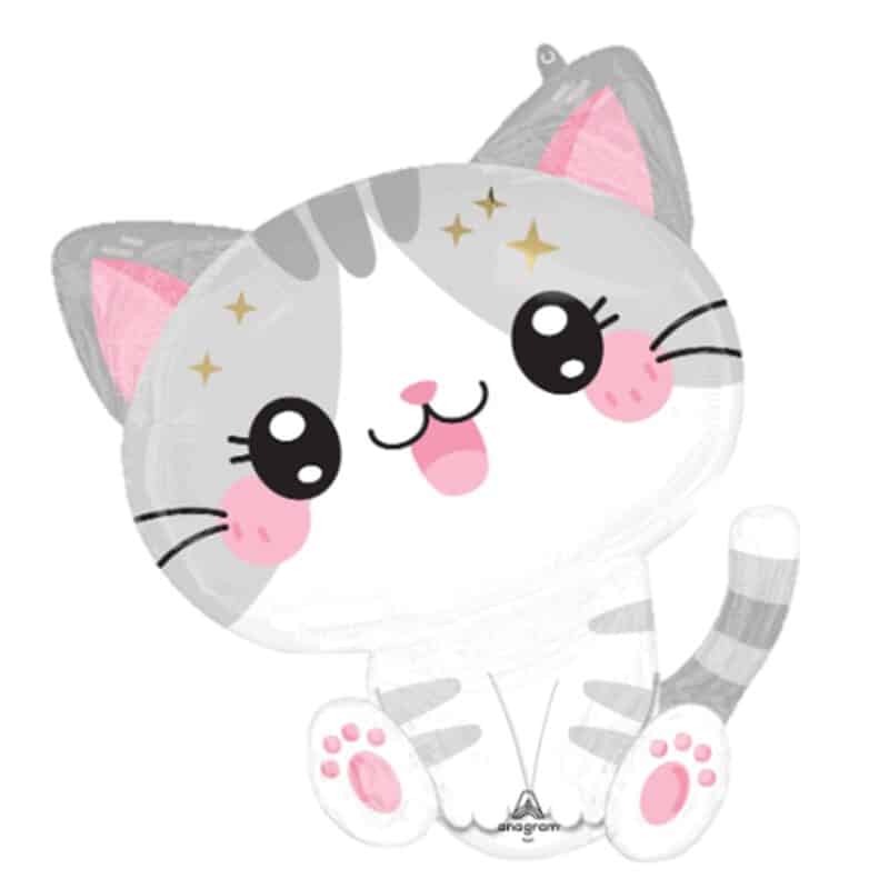 [Animal] 24inch Kawaii  Kitty Foil Balloon