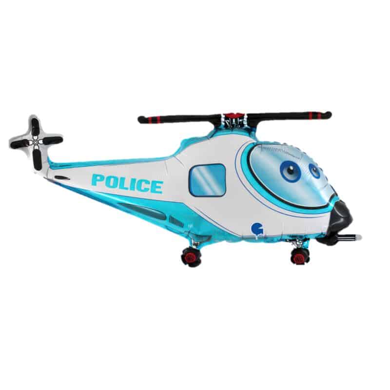 [Transportation] 37inch Police Helicopter Foil Balloon