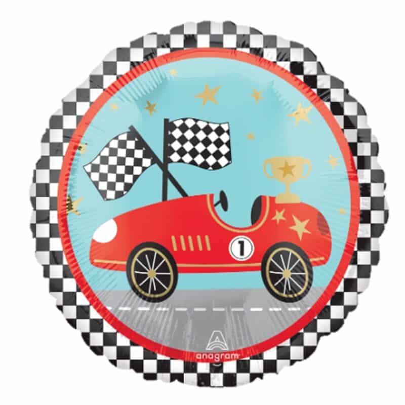 [Birthday] 18inch Race Cars Foil Balloon