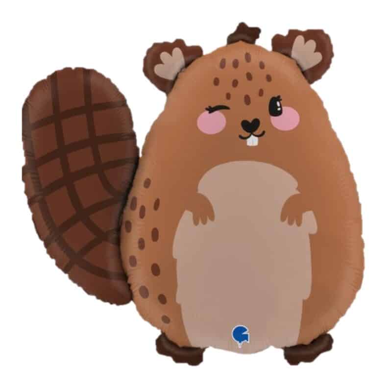 [Animal] 21inch Beaver Foil Balloons