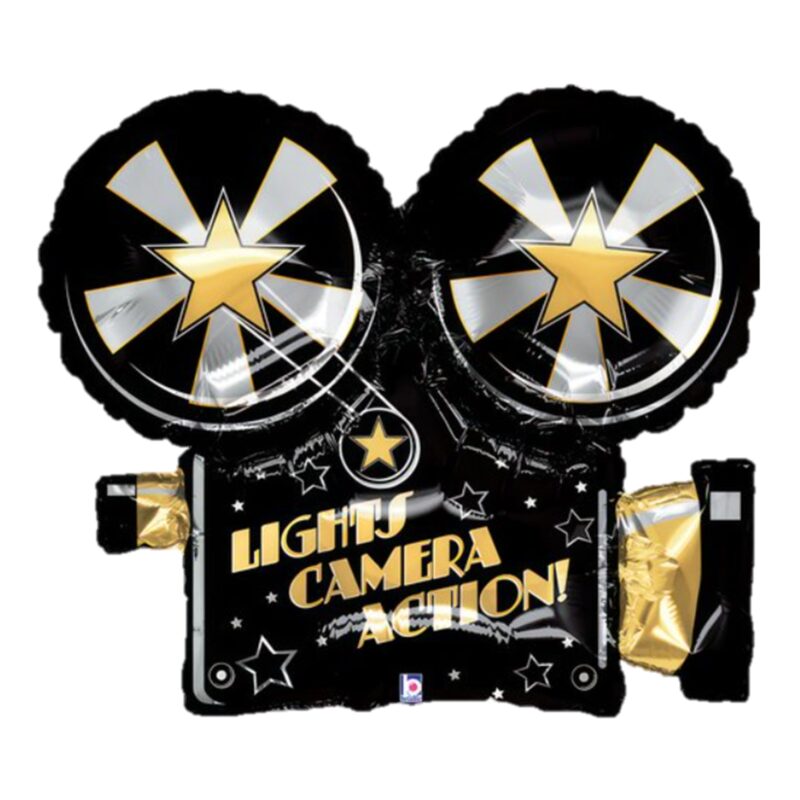[Well Wishes] 29inch Lights Camera Action! Foil Balloon