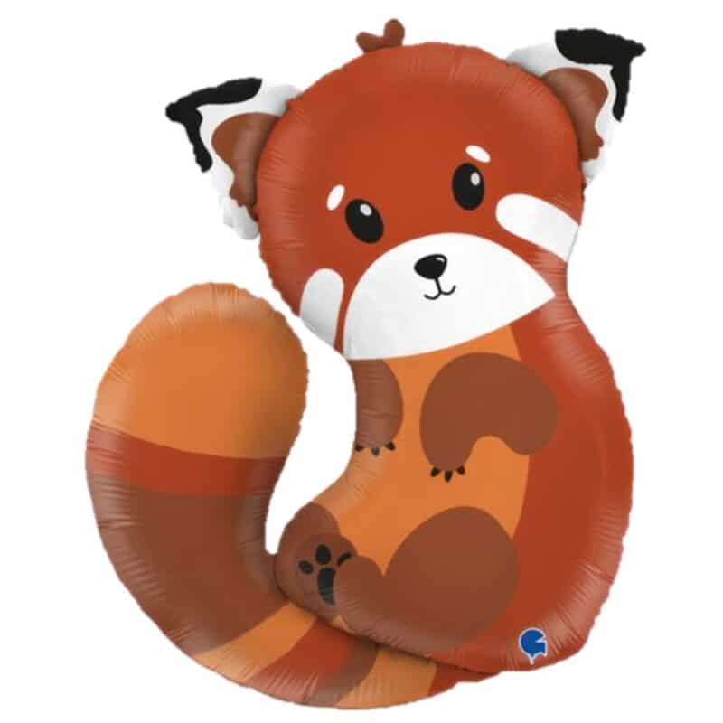 [Animal] 28inch Red Panda Foil Balloons
