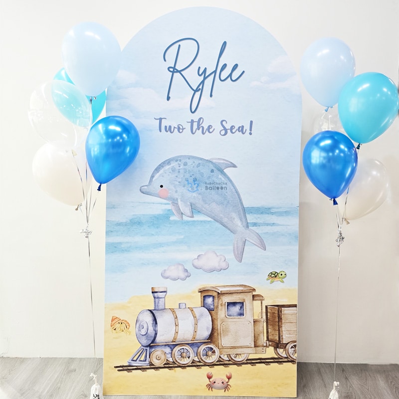[Balloon Garland Backdrop] - Customised Backdrop Lite Theme Design