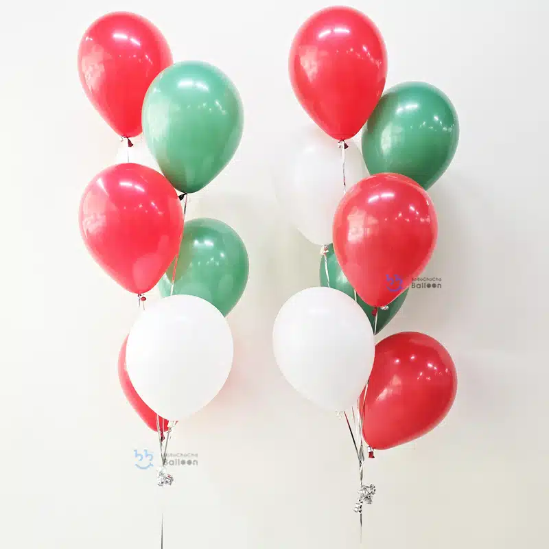 [CHRISTMAS] Xmas Helium Balloon Bouquet (2 Sets)