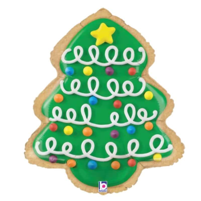[CHRISTMAS] 21inch Christmas Tree Cookie Foil Balloon
