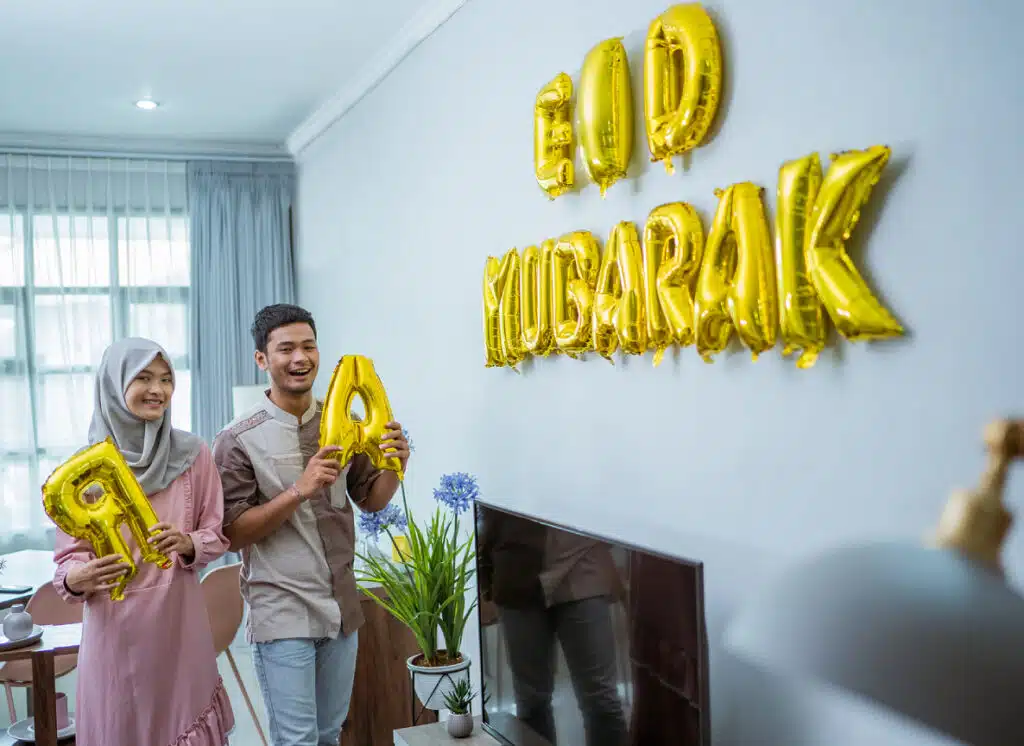 DIY Balloon Backdrop Ideas For Your Hari Raya Open House