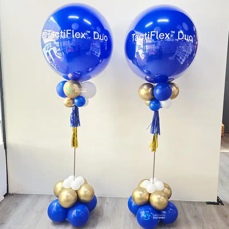 [Balloon Column] - Pair of Bubble Balloon Tassel Stand