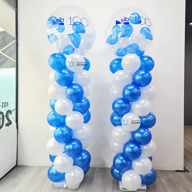 [Balloon Column] - Pair of Bubble Balloon Column