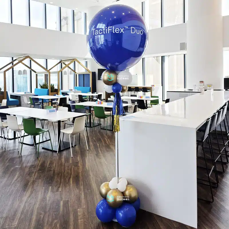 Alternative view of [Balloon Column] - Pair of Bubble Balloon Tassel Stand